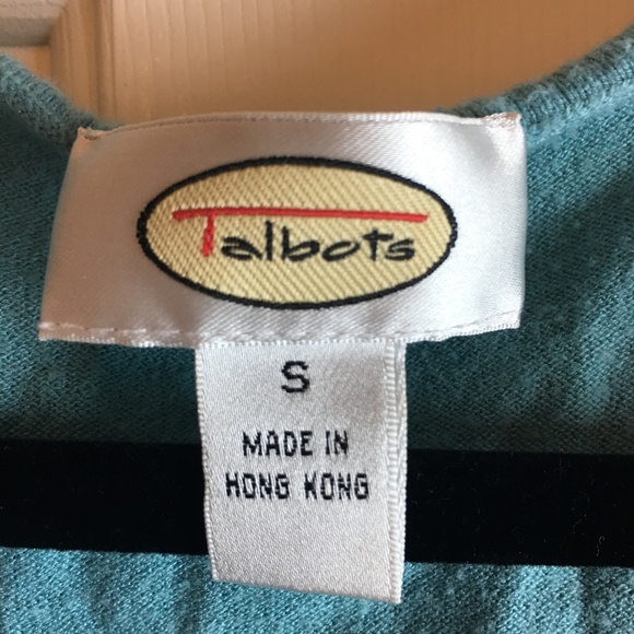 Talbots Blue Button Sweater - Picture 4 of 4